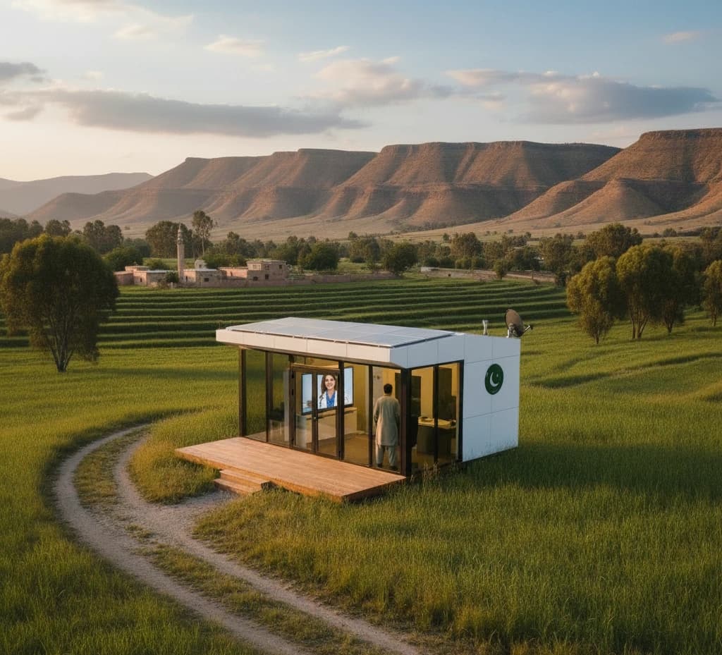 Healthcare professionals providing telehealth consultations